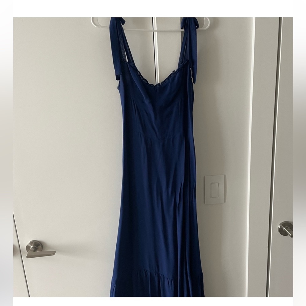 Reformation Navy Maxi Dress - Picture 2 of 5